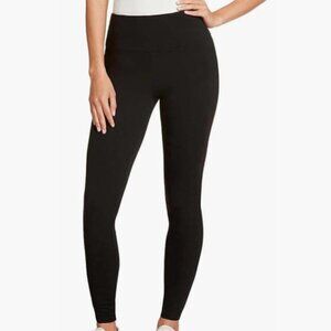 New Max & Mia Womens High Waist Soft Stretch Black Legging, size L